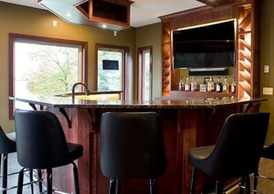Commercial bar by Shawn's Custom Homes
